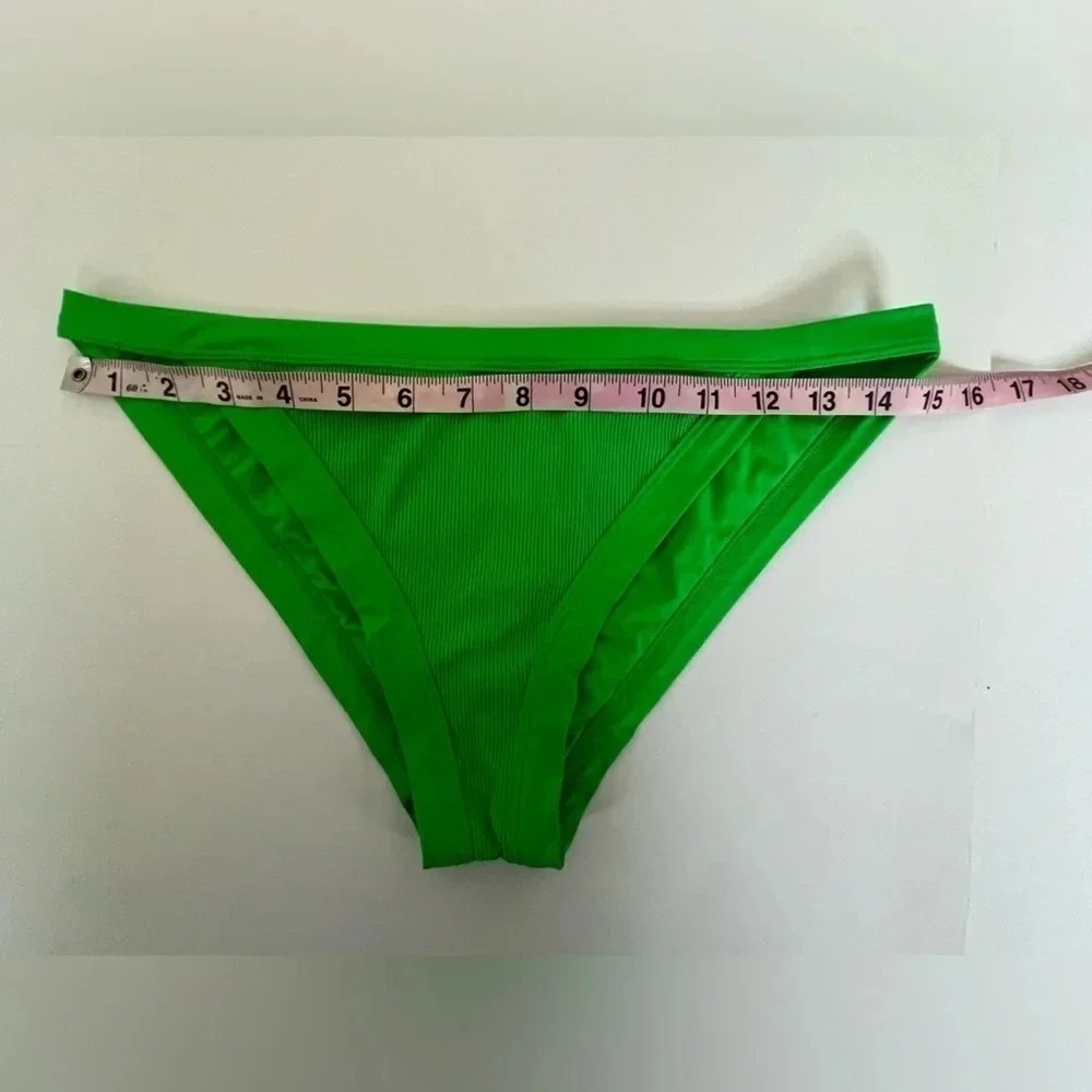 NWOT Green L*SPACE Bikini Bottom Swimwear Women Size XL - Picture 4 of 5